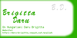 brigitta daru business card